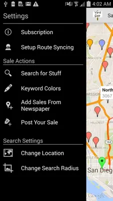 Yard Sale Treasure Map android App screenshot 1